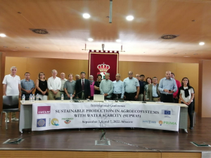 Interregional Conference “SUSTAINABLE PRODUCTION IN AGROECOSYSTEMS WITH WATER SCARCITY (SUPWAS)” September 5, 6 and 7, 2022. Albacete